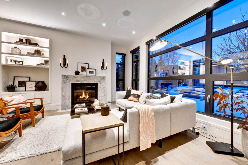 Altador West Custom Home - Living Room